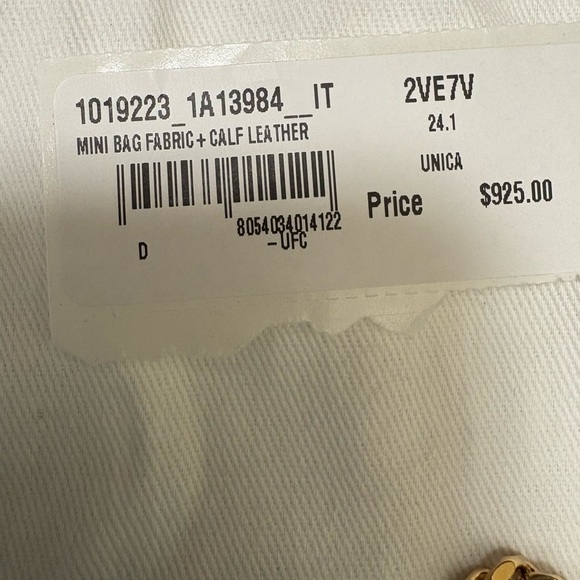 Versace La Medusa Mini Quilted Bag with Calf Leather- Authentic - Picture 9 of 14